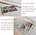 StorageManiac Durable 12-Pair Underbed Shoe Organizer with Clear Cover and Secure Zipper Closure