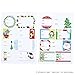 Hallmark Christmas Gift Tag Stickers (96 Labels; Santa, Trees, Blue, Glitter)
