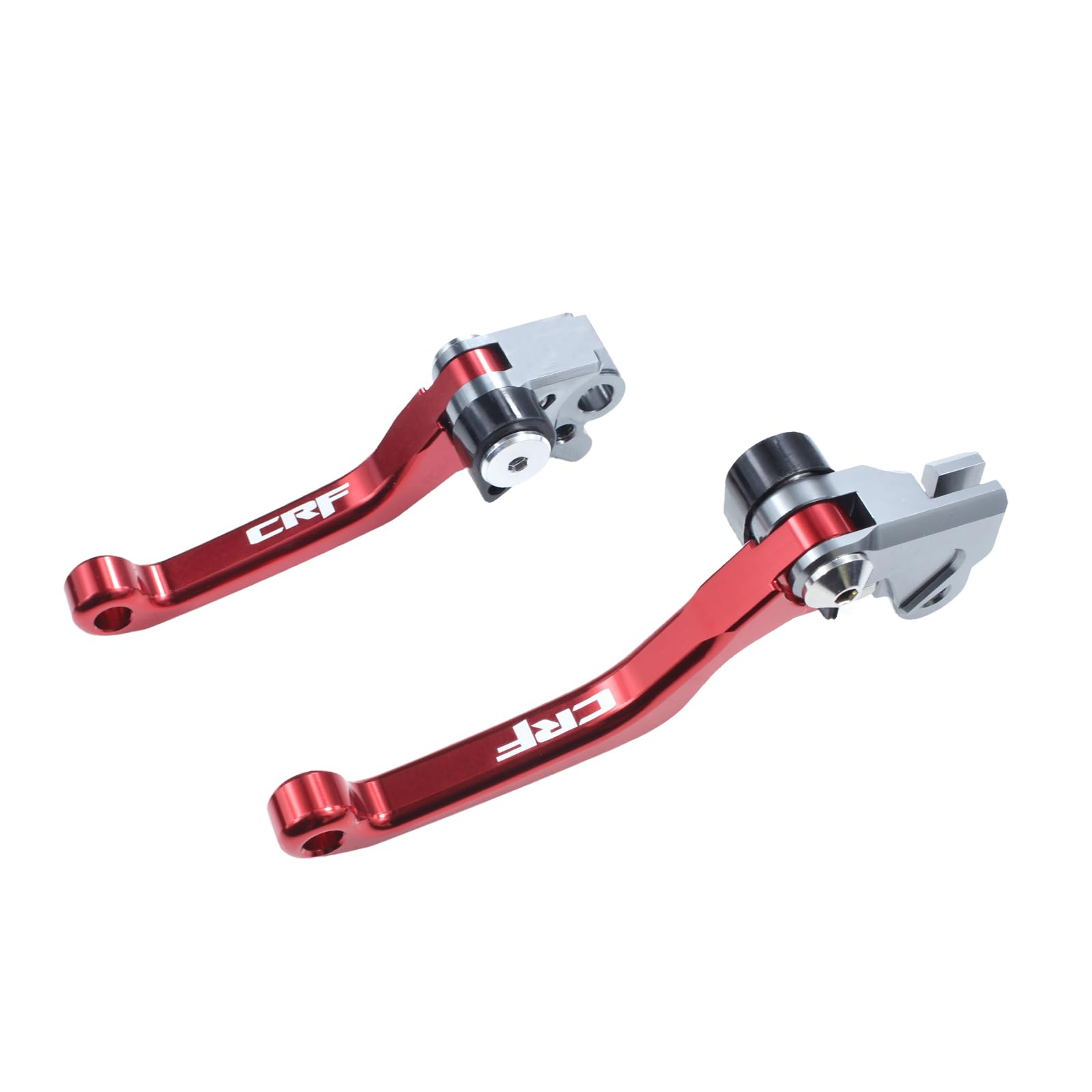 Photo 1 of TIRGE Motorcycle CNC Foldable Pivot Clutch Brake Lever Handle for CRF125F CRF125 F CRF 125F 2014 2015 2016 2017 2019 2019 2020 2021 2022 (Red)