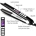 KIPOZI Pro Flat Iron with Titanium Plate 1Inch Hair Straightener for All Hair Types 450 Degrees Heat Up Fast Anti Frizz Black