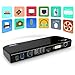 USB 3.0 Universal Docking Station, Dual Video Monitor Display DVI & HDMI & VGA with Gigabit Ethernet, Audio, 6 USB Ports for Laptop, Ultrabook and PCs - Black