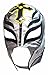 WWE REY MYSTERIO Kid Size Silver With Black Trim Replica MASK