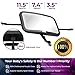Baby Car Mirror for Back Seat | Large 11.5 Inch Premium Shatterproof Acrylic Glass Mirror to View Your Baby Car Seat Rear Facing | Safe, Secure, 360 Degree Adjustable by Bright Star Sparkles