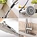 VCCUCINE Brushed Nickel Kitchen Faucet with Pull Down Sprayer, Faucet for Kitchen Sink, Small High Arc RV Stainless Steel Single Handle Pull Out Kitchen Sink Faucet