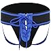 iiniim Mens Sexy Lace Up Lacing Sports Underwear Jockstrap G-String Clubwear Blue M