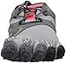 Vibram Women's V Trail Runner, Grey/Black/Orange, 39 EU/8-8.5 M US