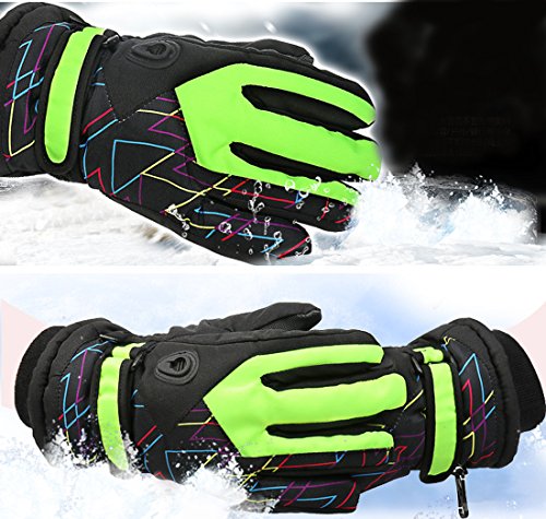 image for LingAo Warm Gloves Waterproof Skiing Gloves for child Wear-resistant W