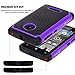 Microsoft Lumia 435 Case, Style4U Dual Layer Hybrid Armor Protective Case Cover for Microsoft Lumia 435 with 1 Stylus [Purple]