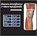 Pro-Tec Gel Force Knee Support, Knee Brace, Compression Sleeve, Knee & Joint Support, Patellar Tracking, Ligament Support, Tendinitis, Knee Stability, Chondromalacia, Men & Women, Size Large.