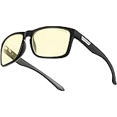 GUNNAR - Premium Reading Glasses - Blocks 65% Blue Light - Intercept, Onyx, Amber Lens, Pwr +1.5