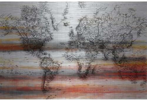 Parvez Taj Maailma - on Aluminum Art Print on Brushed Aluminum, 40 x 60