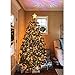 YUNLIGHTS Christmas Tree Topper, Lighted Christmas Tree Toppers Star with Wave Projector Lights for Christmas Holiday Party Decoration-Gold