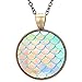 The little Mermaids Pendant Necklaces Jewelry for Women Girls Kids Necklace from Little Mermaid in Jewelry Believe in Fairies Animals Fashion Necklace Round Vintage Cute Friendship Necklace for Teens