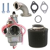 Atoparts VM22 Carb 26mm Carburetor for Mikuni Intake Pipe Pit Dirt Bike 110cc 125cc 140cc Lifan YX