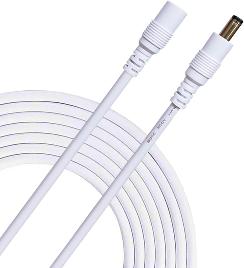 Liwinting 3m DC Extension Cable 2.5mm 5.5mm Male Female Power Cord for Adapter
