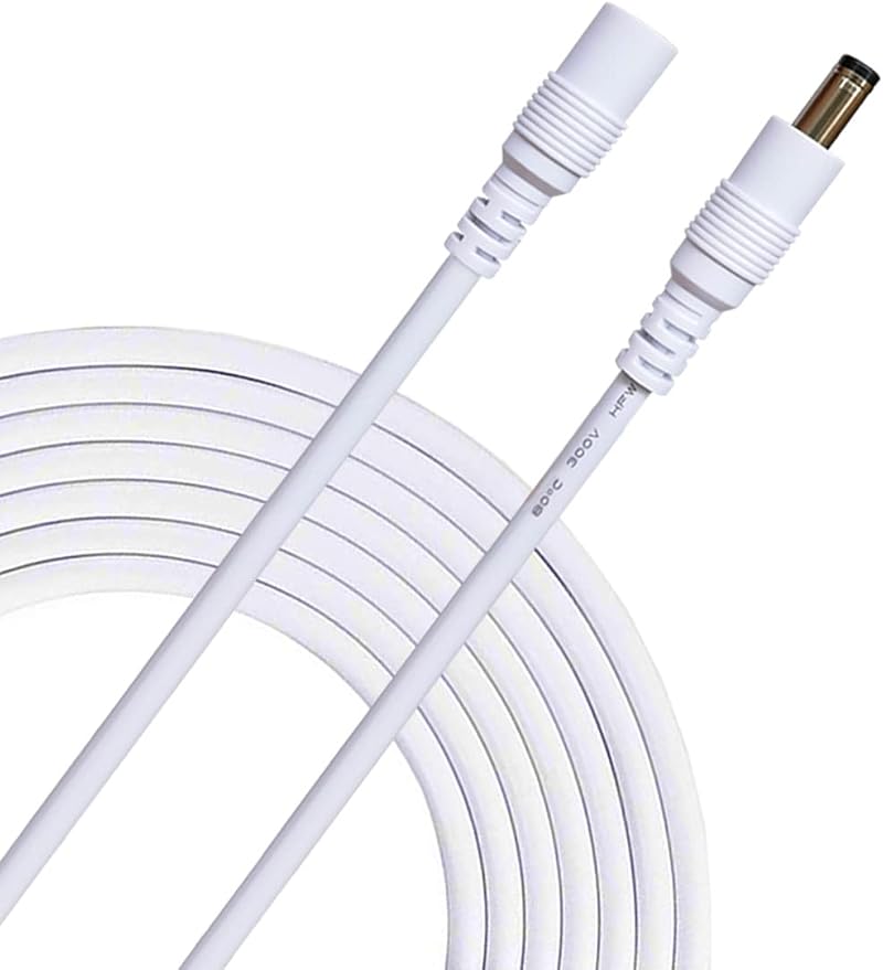 Liwinting 3m DC Extension Cable 2.5mm 5.5mm Male Female Power Cord for Adapter