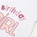 LittleSpring Little Girls' Clothing Set Birthday Size 4