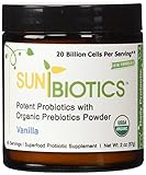 Sunbiotics - Potent Probiotics with Organic Prebiotics Powder Vanilla