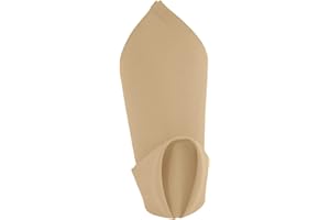 Weavric Cloth Dinner Napkin Bulk, Set of 12, 20 X 20 Inches Washable Reusable Sandalwood Table Napkins with Hemmed Edge for W