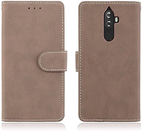 For Lenovo K8 Note Case, Ecoway [Wallet Case] Retro matte leather Anti-scratch PU leather Stand Function Protective Cases Covers with Card Slot Slim Flip Cover for Lenovo K8 Note - Beige