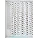 mDesign Heavy Duty PEVA Waterproof Shower Curtain Liner, for Bathroom Showers, Stalls and Bathtubs, Decorative Triangle Design - 72