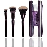 Anisa Beauty Starter Everyday Makeup Brush Set – 3 Essential Brushes for Foundation, Concealer, and Powder Application – Soft, Synthetic Fibers for Flawless, Streak-Free Finish
