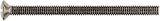 EVOGES M3.5 x 50mm Raised Countersunk Slotted Electrical Screw Pack of 20 Black view 3
