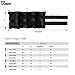 JBM Adjustable Ankle Weights Wrist Leg Weights Sand Filling (A Pair) Double Adhesive Straps for Walking Jogging Gym Fitness Exercise Gymnastics