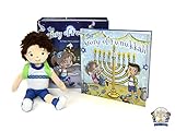 Funukkah Hanukkah Boy Doll and Illustrated Book