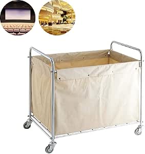 Y DWAYNE Carro clasificador de lavandería, carritos de Acero Inoxidable