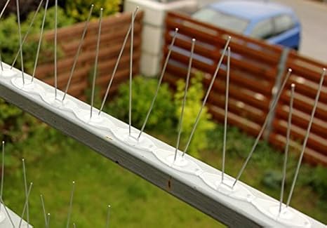 2 Reihig 34cm Breite 60 110mm Taubenspikes Vogelabwehr Taubenabwehr Spikes Vogelspikes Edelstahl Raben Spatzen