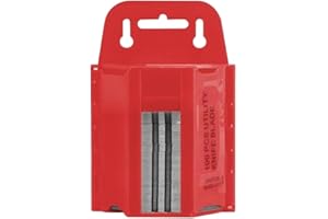 Zimpty ZY344 SK2 Ultra Sharpened 100 Pc. Utility Hook Blade with Wall Mountable Dispenser Boxes With extra 10pcs Blades (SK2)