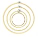 Mandala Crafts 4 Mini Large Bulk Circle Round Bamboo Cross Stitch Embroidery Hoop Frame Set (5, 7, 9, 12 Inches)