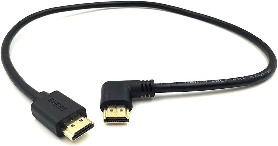 Maxhood HDMI 2.0 Cable 90 Degree 2 Feet / 60cm