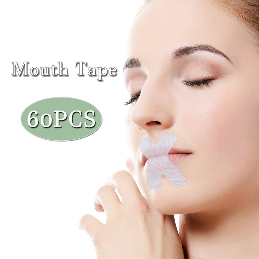 Sleep Strips by Azazar(60 PACK)- Advanced Gentle Mouth Tape for Better Nose Breathing, Improved Nighttime Sleeping, Less Mouth Breathing, and Instant Snoring Relief