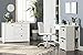 South Shore 1-Door Office Storage Unit with File Drawer, Pure White