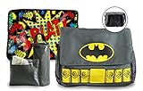 Dc Comics Warner Brothers Batman Messenger Diaper Bag - Gray [5011]