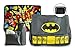 DC Comics Batman Grey Diaper Bag Includes Changing Pad and Bottle Pouch