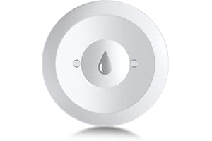 Haozee Water Leak Detector,Zigbee Water Detector Sensor for Home, Water Alarm Battery Operated,Tuya Zigbee Hub Required,Support Home Assiatant,Zigbee2MQTT
