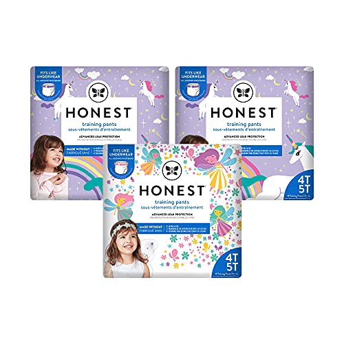 The Honest Company Training Pants, Unicorns Fairies, Size 4T/5T, 57 Count Club Box Pricepulse