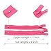 YaHoGa 100pcs 7 Inch (18cm) Nylon Coil Zippers for Sewing Crafts Tailor Nylon Zippers Bulk 20 Colors (7