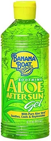 Banana Boat Banana Boat Aloe Vera Sun Burn Relief Sun Care After Sun Gel - 16 Ounce (Pack of 3)
