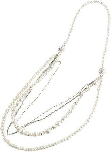 Amazon アールズガウン ネックレス ロング パール 結婚式 3way フォーマル ロングネックレス 軽量 軽い お呼ばれ 謝恩会 パーティー 成人式 同窓会 演奏会 Ac ネックレス 通販
