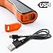 XY ZONE Rechargeable Work Light, 2in1 Mini Portable Pocket COB Flood Light, Inspection Lamp, Super Bright LED Flashlight Torch with Magnetic Clip and USB Charging Cable
