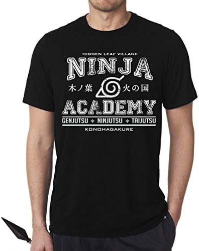 Ninja Academy Konoha Naruto Anime Adult T-Shirt