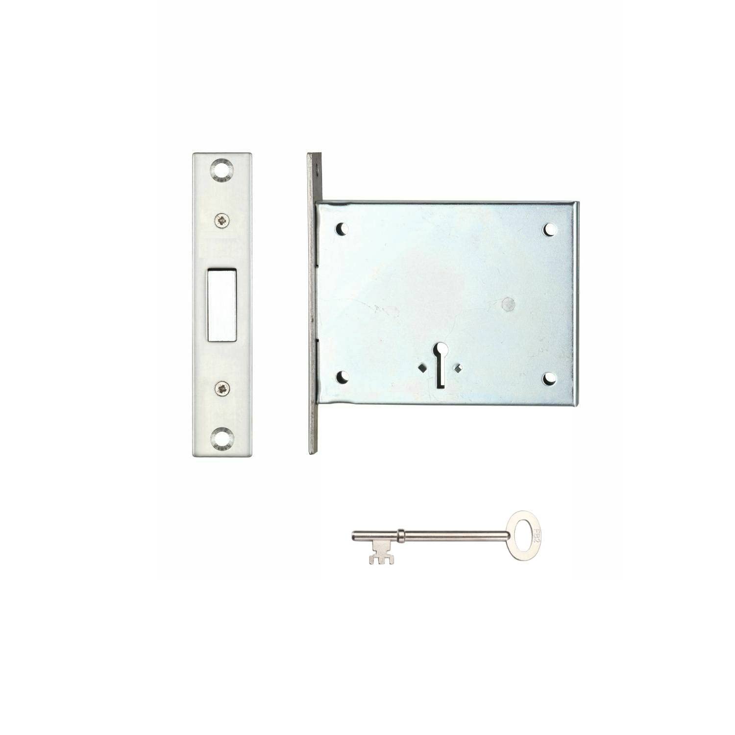 IRONZONE® Fire Brigade FB2 Mortice Deadlock Supplied with Key, Often Used to Secure Communal Areas, to Grant Easy Access to Safety Personnel, Secure and Safe