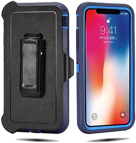 Defender Case for iPhone XR 6.1 Inch,[NO Screen Protector][Heavy Duty][Drop Protection] Tough Rugged Case for iPhone XR 6.1 Inch (2018 Released) Blue