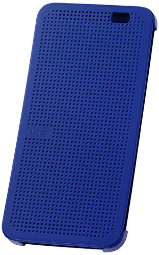 HTC  Dot View Case for HTC One (E8) - Retail Packaging - Imperial Blue