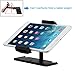Powerextra Tablet Holder Aluminum-Alloy 4-12 Inch IPad Holder Bracket + Belt Neck Lanyard Strap