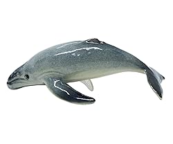 WitnyStore Tiny 2⅞" Long Grey Humpback Whale
